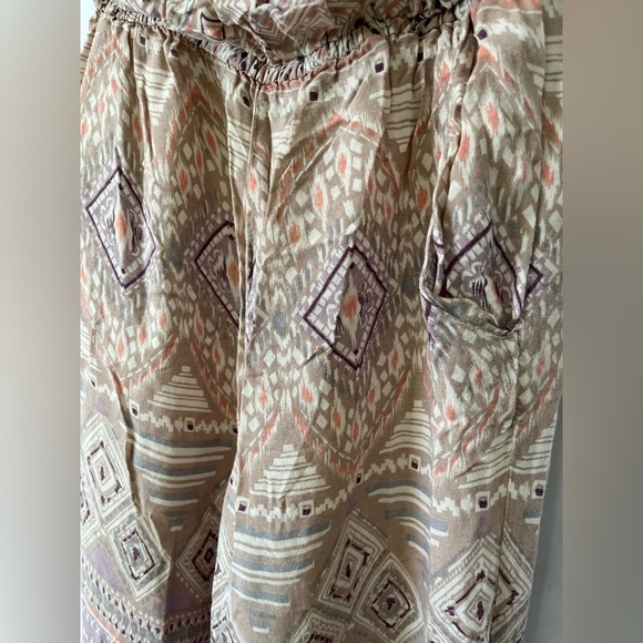 FUN & FLIRT Romper Women’s S Jumpsuit Tribal Pattern Sleeveless - Picture 3 of 8